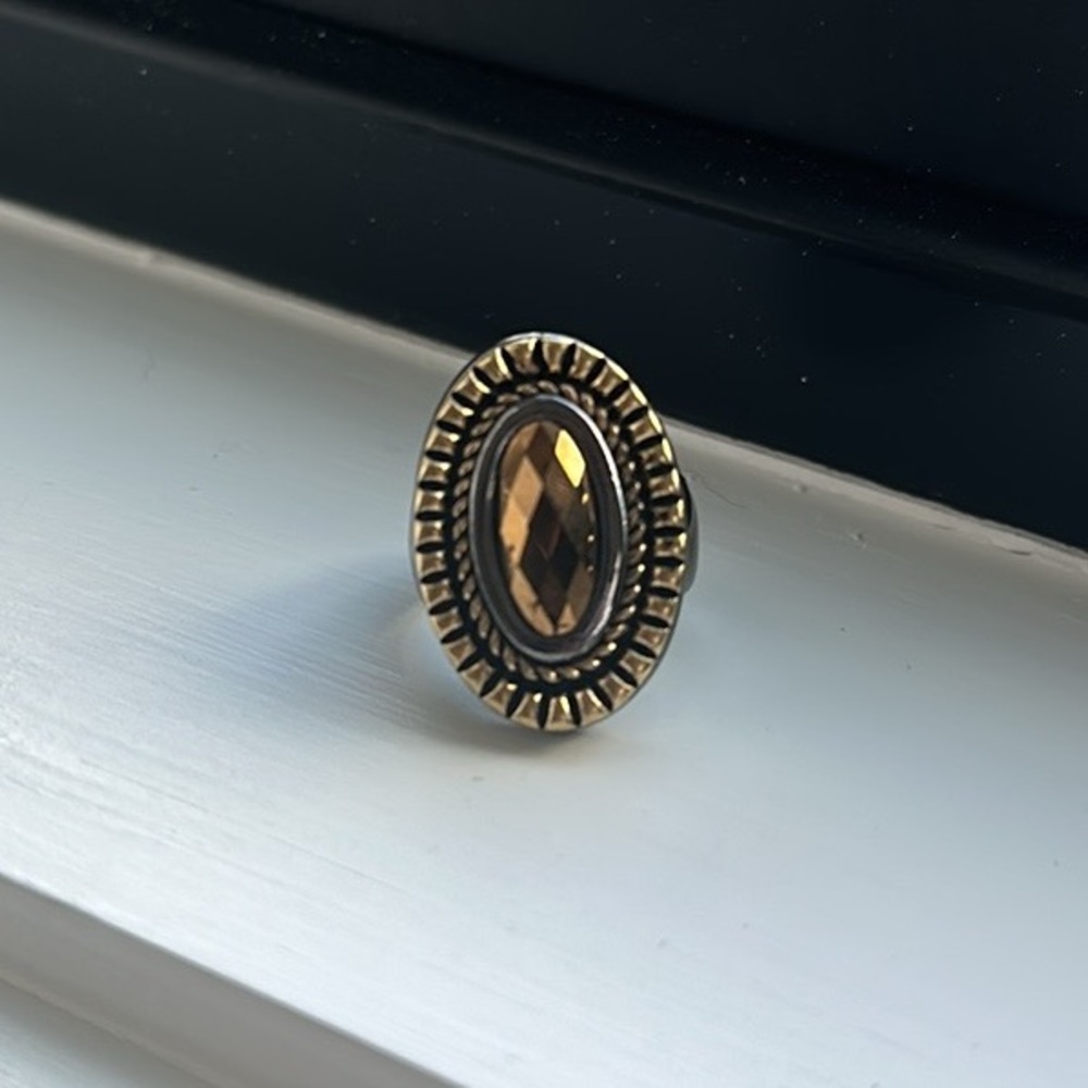 Lia Sophia gold and silver ring